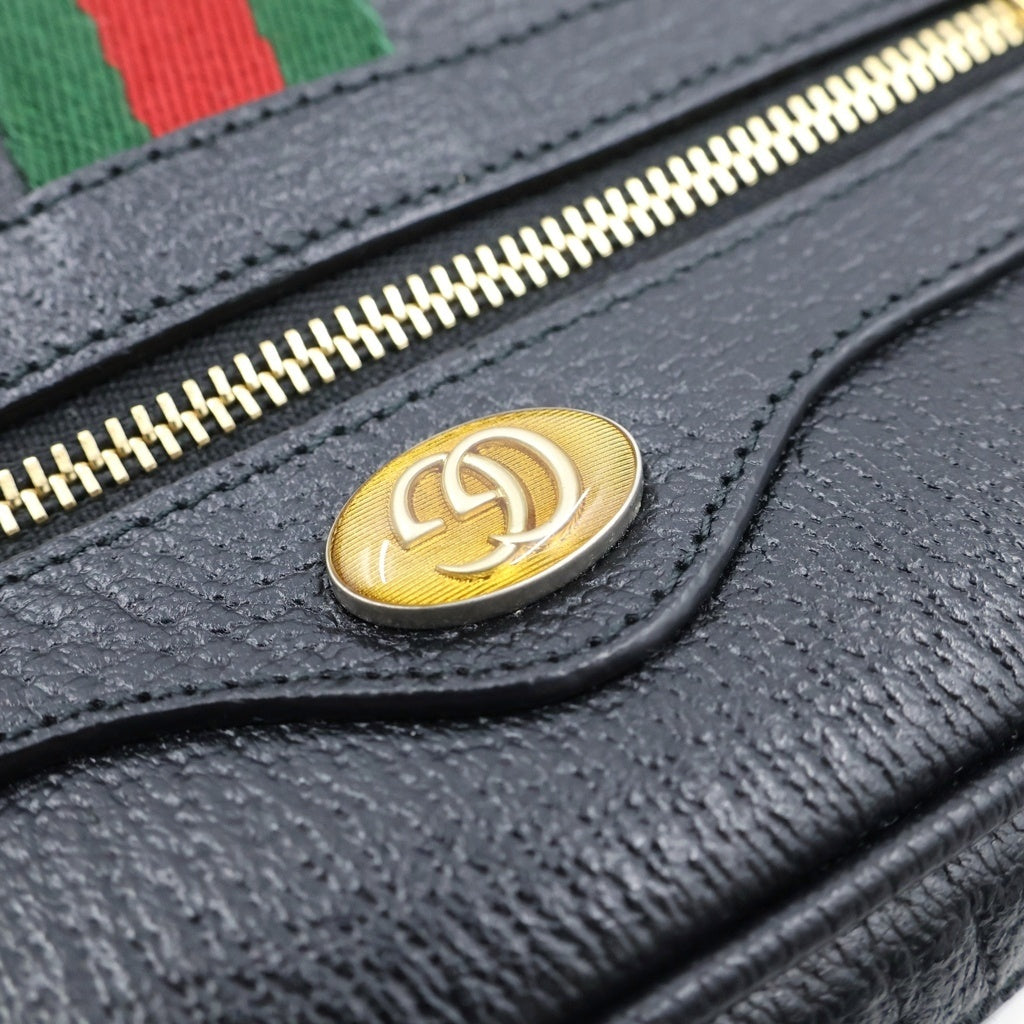 GUCCI(グッチ) オフィディア ショルダーバッグ シェリーライン レザー ブラック 719885 レディース