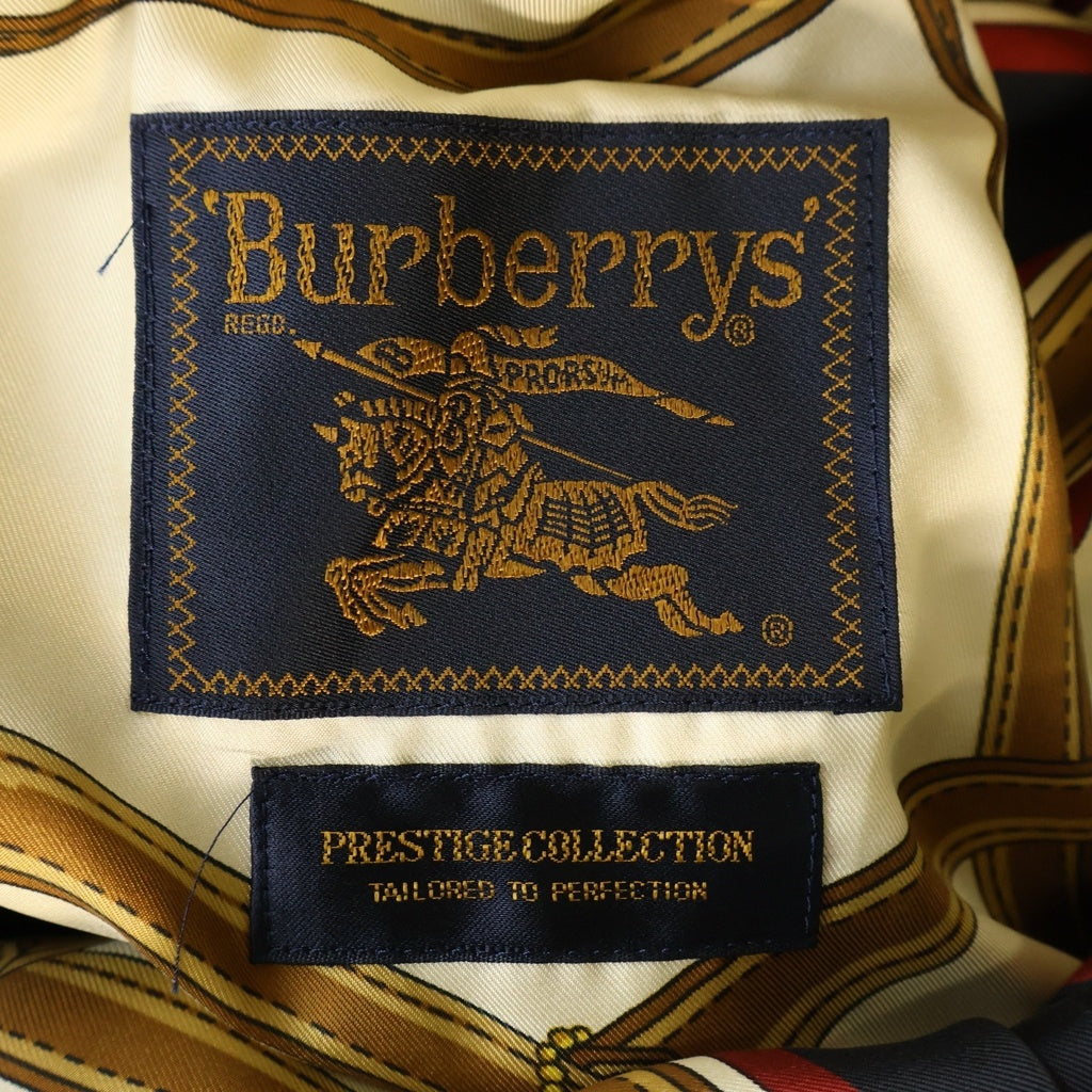BURBERRY(バーバリー) BURBERRY バーバリー コート ブラック ヴィンテージシルクスカーフ・ベルト柄デザイン レディース