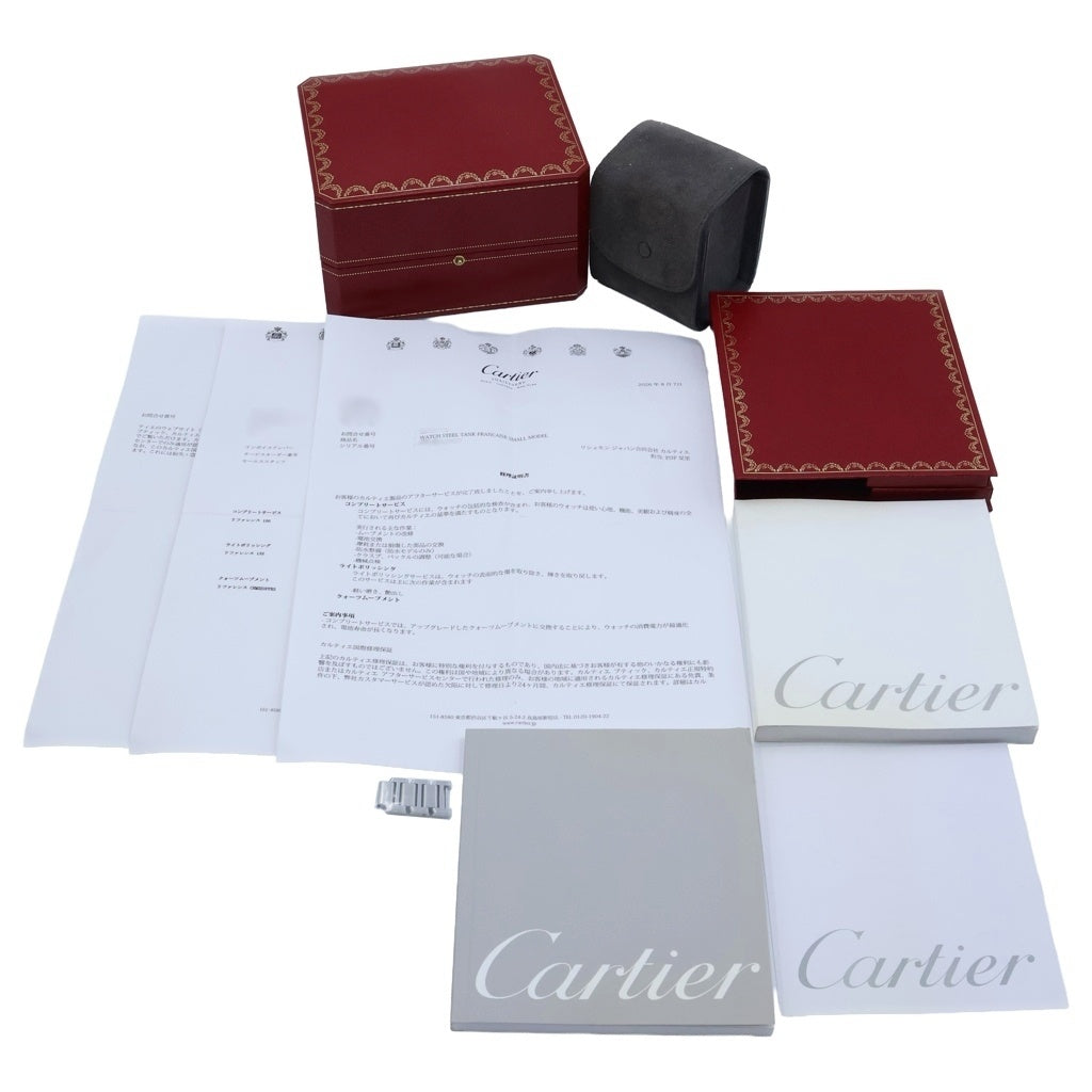 Cartier(カルティエ) タンクフランセーズSM 白文字盤 ステンレス クォーツ SS/QZ W51008Q3 腕時計 レディース