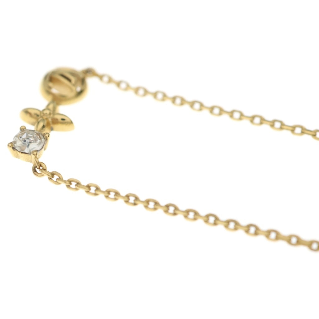 LOUIS VUITTON(ルイヴィトン) コリエ・プティ ルイ ネックレス ペンダント チェーン ゴールド GP×ラインストーン M00368 レディース