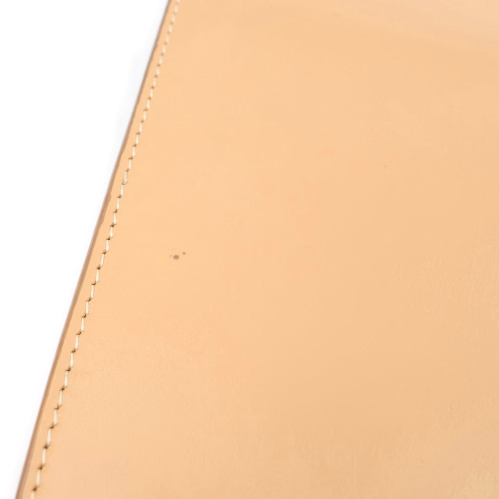BURBERRY(バーバリー) トップステッチ ポケットバッグ レザー 2WAY ハンドバッグ ショルダーバッグ ブラウン レディース