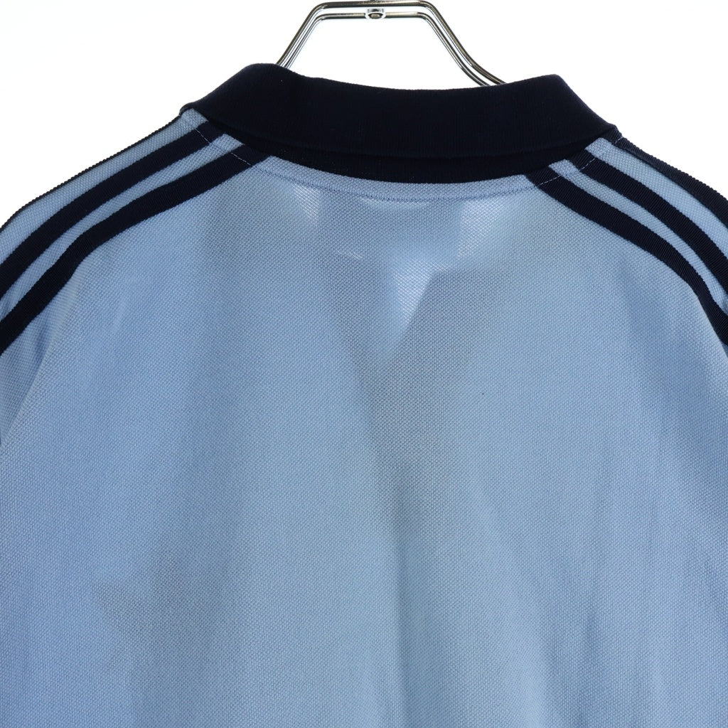 GUCCI(グッチ) GUCCI adidas グッチ アディダス ポロシャツ Tシャツ 半袖 コットン ブルー