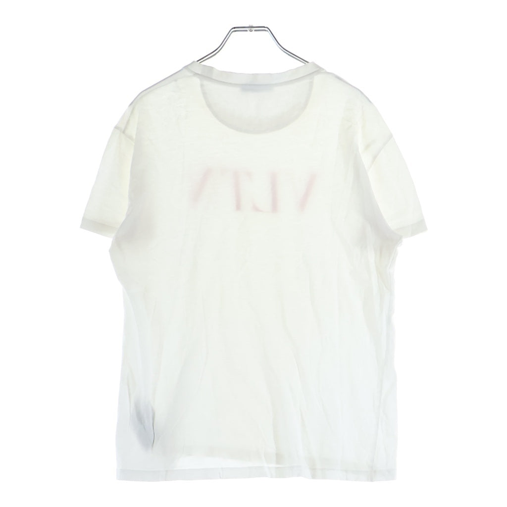 VALENTINO(ヴァレンティノ) ロゴ プリント Tシャツ 半袖 コットン ホワイト