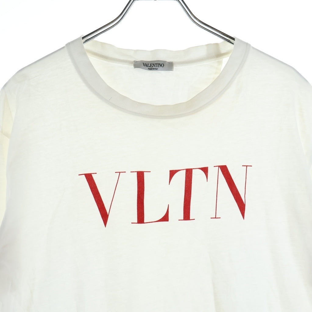 VALENTINO(ヴァレンティノ) ロゴ プリント Tシャツ 半袖 コットン ホワイト