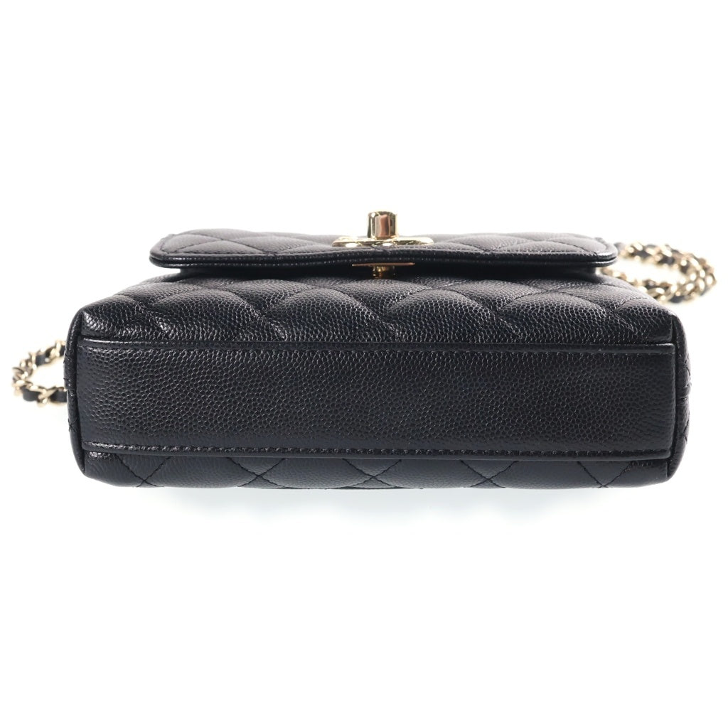 CHANEL(シャネル) ココハンドル ミニミニ 2WAYチェーンショルダーバッグ ハンドバッグ 2WAY ブラック キャビアスキン ゴールド金具 ランダムシール レディース
