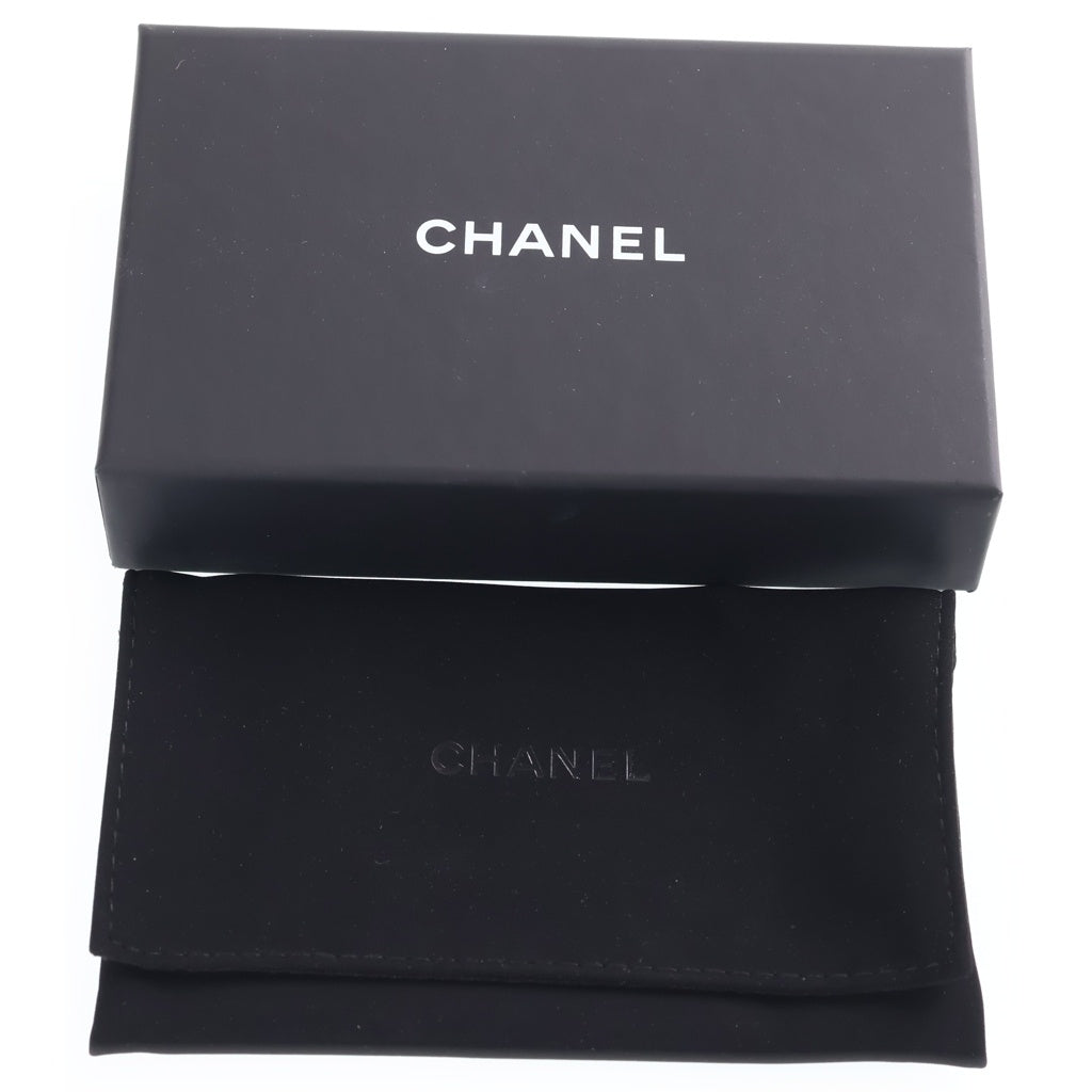 CHANEL(シャネル) ココマーク マトラッセ カードケース 名刺入れ ブラック キャビアスキン AP0213 ゴールド金具 レディース