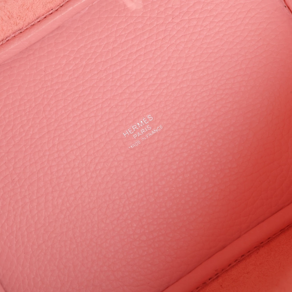 HERMES(エルメス) ピコタンロック18 ローズサクラ ハンドバッグ ミニバッグ ピンク トリヨンクレマンス B刻印 シルバー金具 レディース