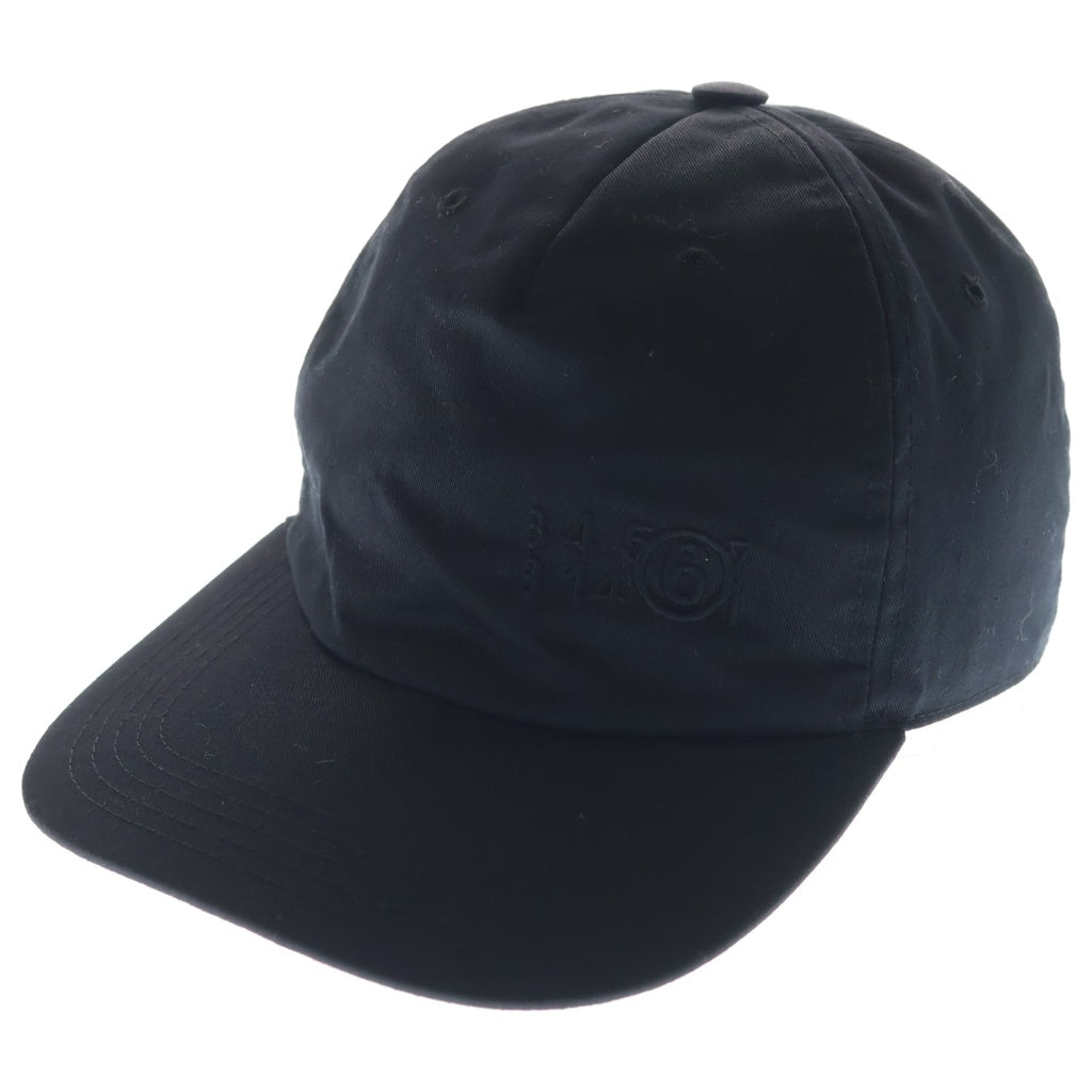 Maison Margiela(メゾンマルジェラ) MM6 キャップ ブラック コットン S52TC0037 レディース