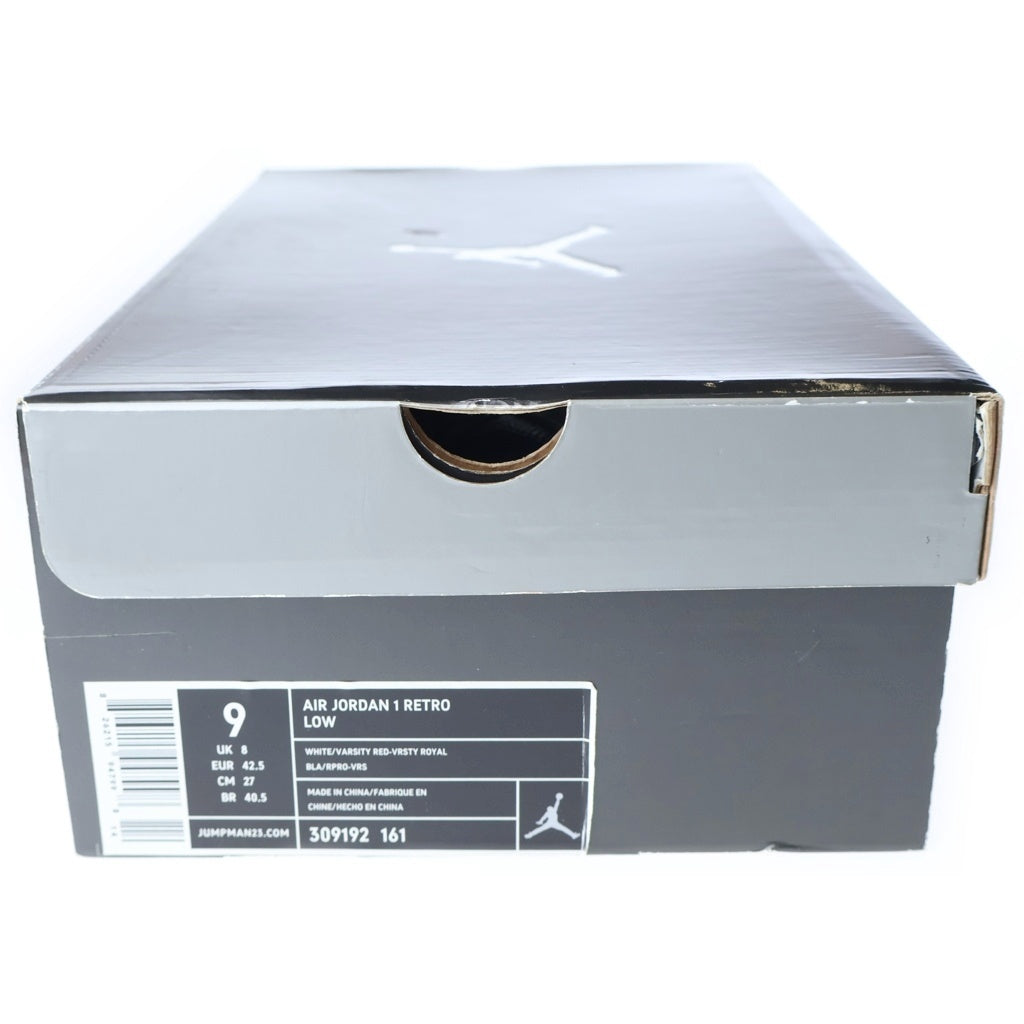 NIKE(ナイキ) 【観賞用2007年製】 エアジョーダン 1 レトロ ロー リージョナルパック ローカットスニーカー ブルー US9/27cm 309192-161