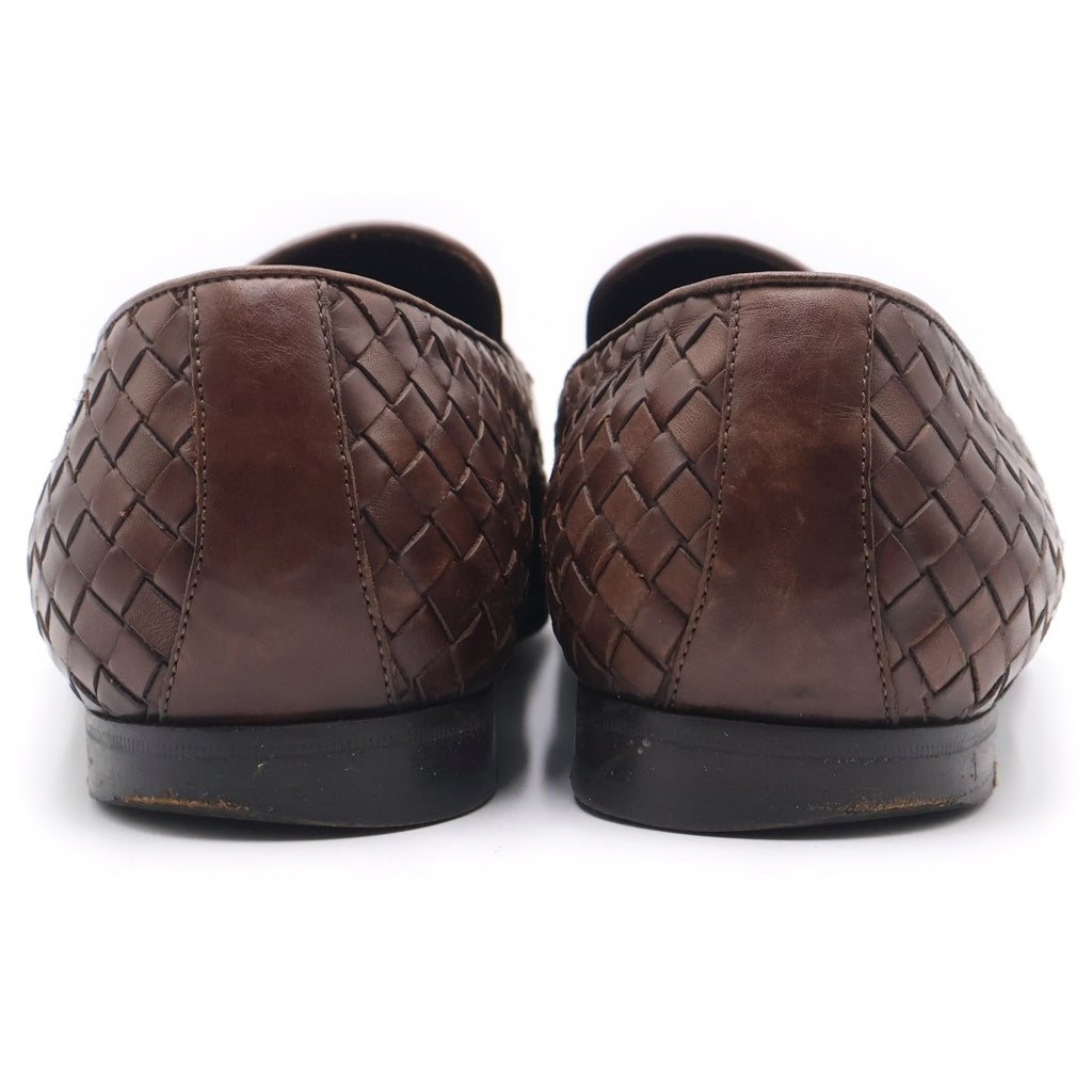 BOTTEGA VENETA(ボッテガヴェネタ) イントレチャート レザー ローファー ブラウン