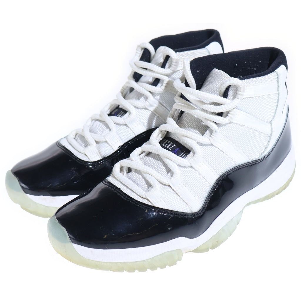 NIKE(ナイキ) AIR JORDAN 11 RETRO CONCORD エアジョーダン11 コンコルド ハイカットスニーカー ホワイト/ブラック US8.5/26.5cm 378037-100