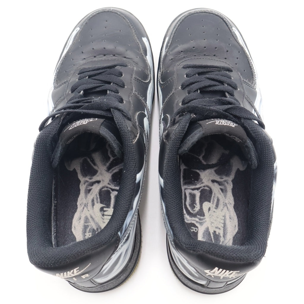 NIKE(ナイキ) AIR FORCE 1 07 SKELETON QS エアフォース スケルトン ローカットスニーカー ブラック US8/26cm BQ7541-001