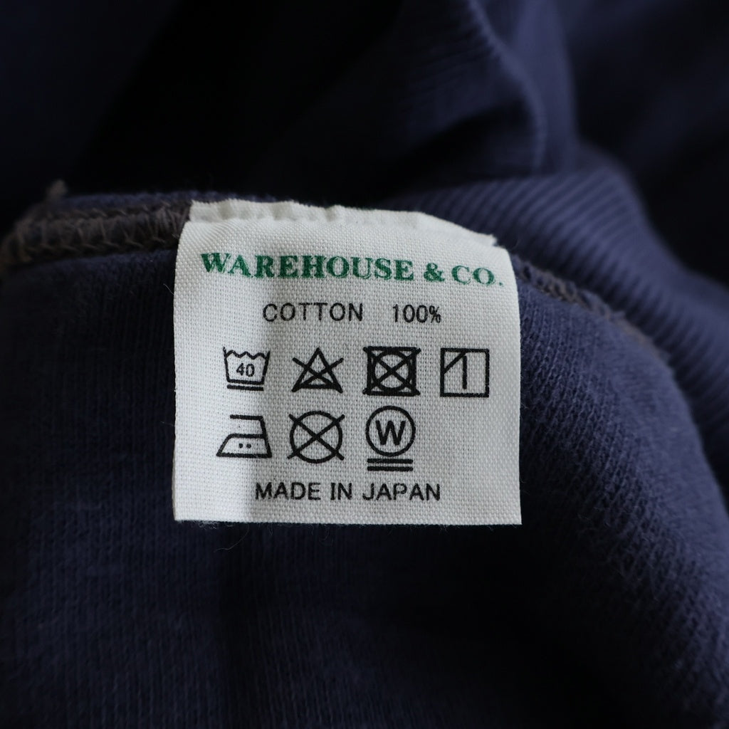 WAREHOUSE(ウェアハウス) JOHN GLUCKOW FRONT POCKET SWEATPARKA ジョングラッコー フロント ポケット スウエットパーカー ネイビー