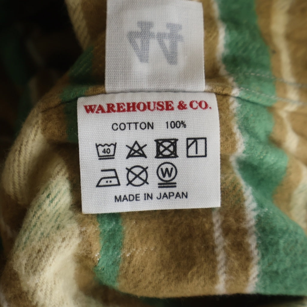 WAREHOUSE(ウェアハウス) JOHN GLUCKOW THE MODERN FLANNEL SHIRTS ジョン グラッコー ザ モダン フランネル 長袖シャツ マルチカラー
