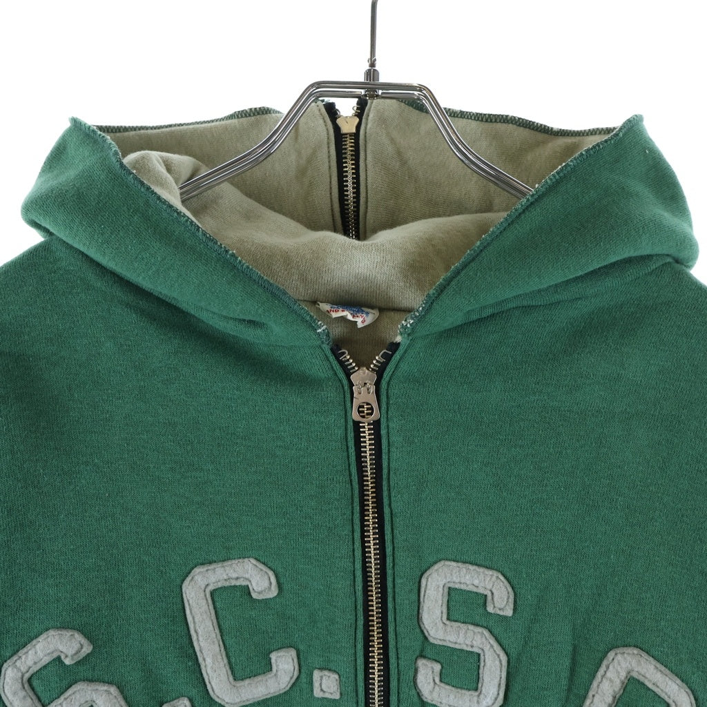 WAREHOUSE(ウェアハウス) JOHN GLUCKOW HALF ZIP SWEATPARKA ジョングラッコー ハーフ ジップ スウエットパーカー グリーン
