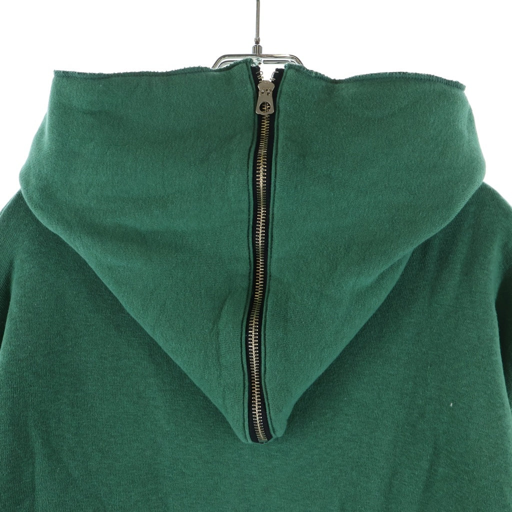 WAREHOUSE(ウェアハウス) JOHN GLUCKOW HALF ZIP SWEATPARKA ジョングラッコー ハーフ ジップ スウエットパーカー グリーン
