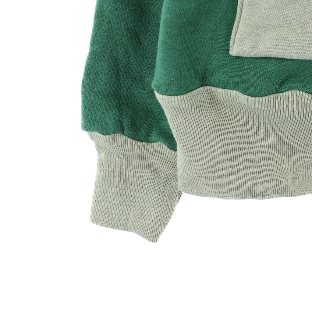 WAREHOUSE(ウェアハウス) JOHN GLUCKOW HALF ZIP SWEATPARKA ジョングラッコー ハーフ ジップ スウエットパーカー グリーン