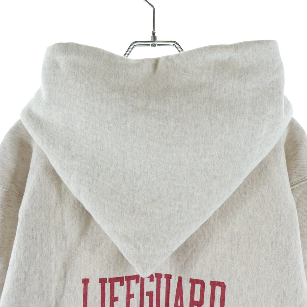WAREHOUSE(ウェアハウス) LIFEGUARD ライフガード リバースウィーブ プルオーバーパーカー グレー