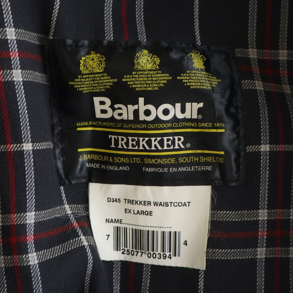 Barbour(バブアー) 90S TREKKER トリッカー キルティング ダウンベスト ネイビー