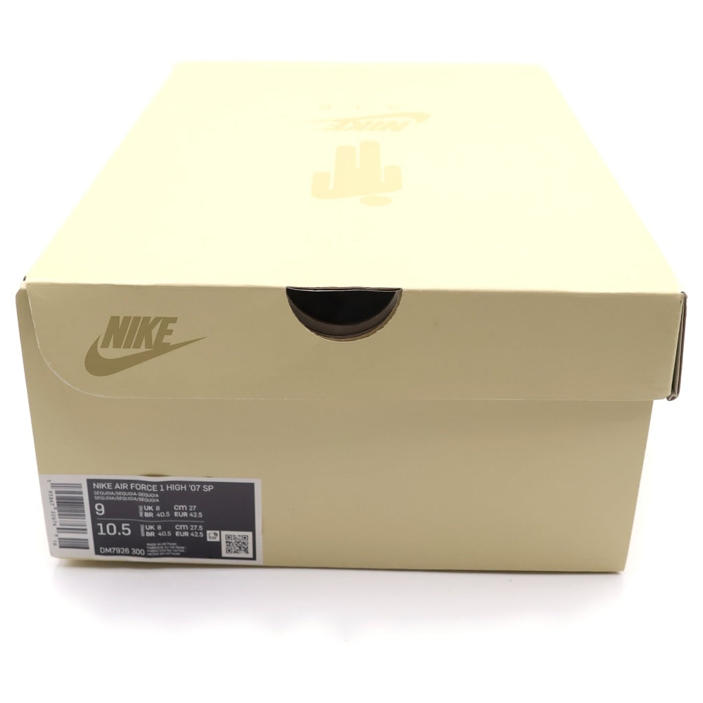 NIKE(ナイキ) ×BILLIE EILIS AIR FORCE 1 HIGH 07 SP ビリーアイリッシュ エアフォース ハイカットスニーカー カーキ US9/27cm DM7926-300