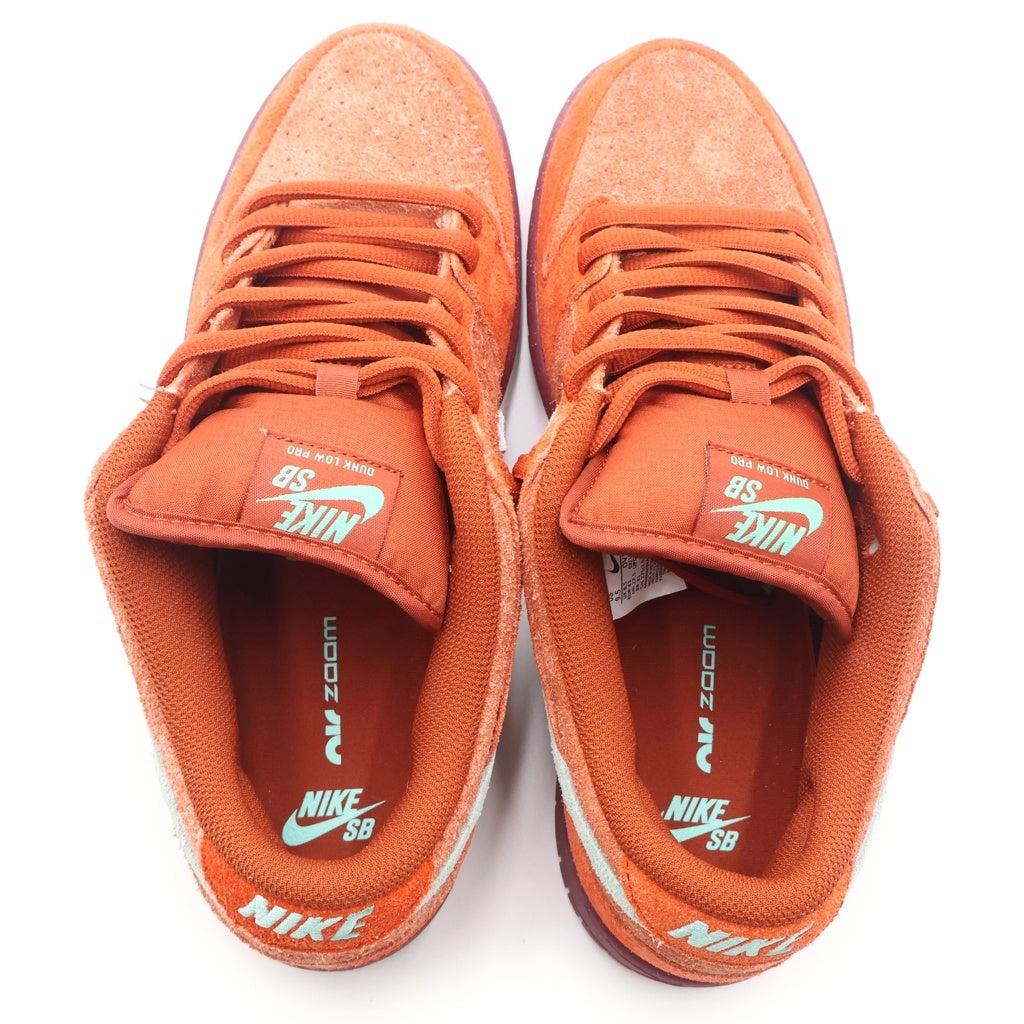 NIKE SB(ナイキエスビー) DUNK LOW PRO PREMIUM MYSTIC RED AND ROSEWOOD DV5429-601 ダンク ローカットスニーカー オレンジ US9.5/27.5cm