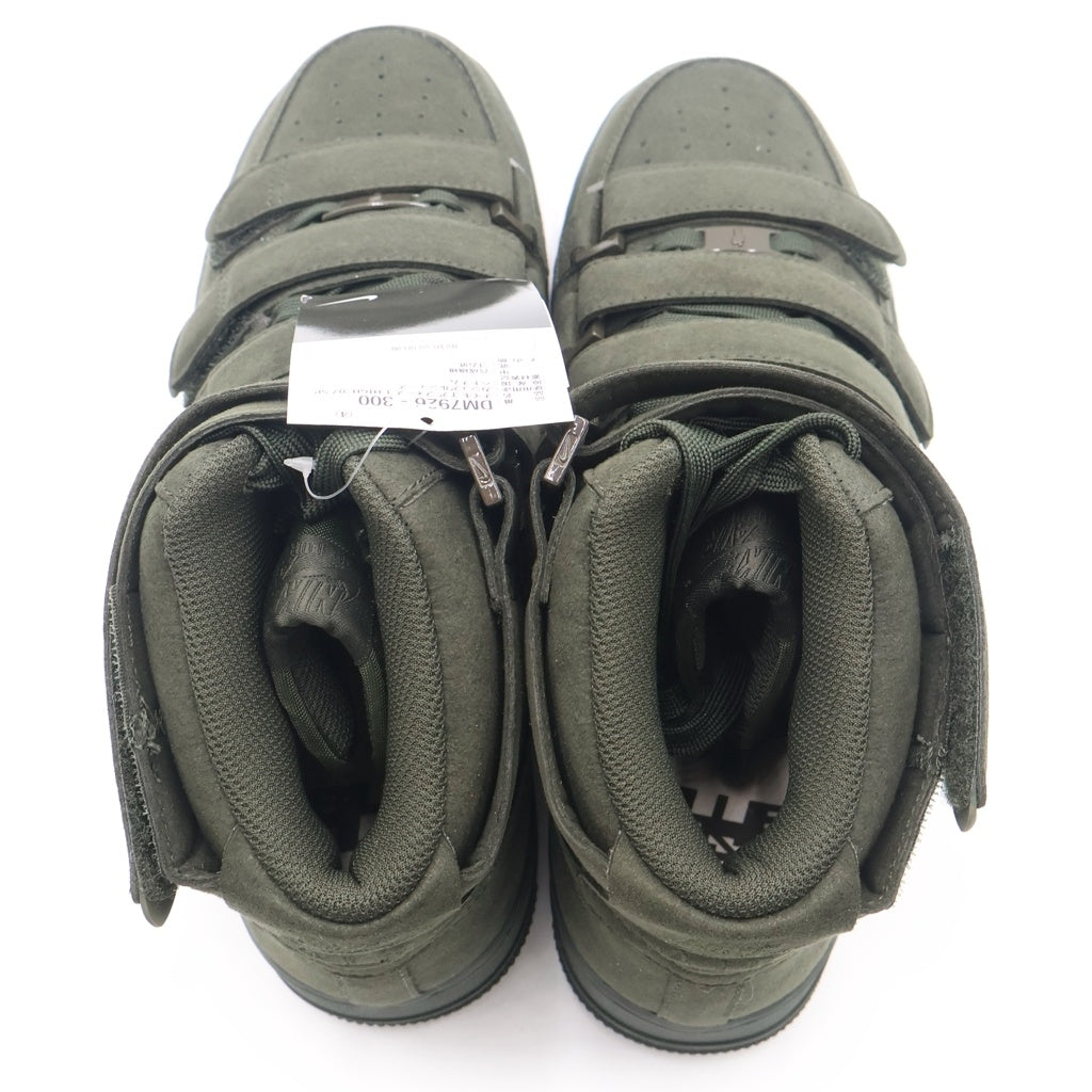 NIKE(ナイキ) ×BILLIE EILISH AIR FORCE 1 HIGH 07 SP SEQUOIA DM7926-300 ビリーアイリッシュ エアフォース1 ハイカットスニーカー カーキ US10/28cm