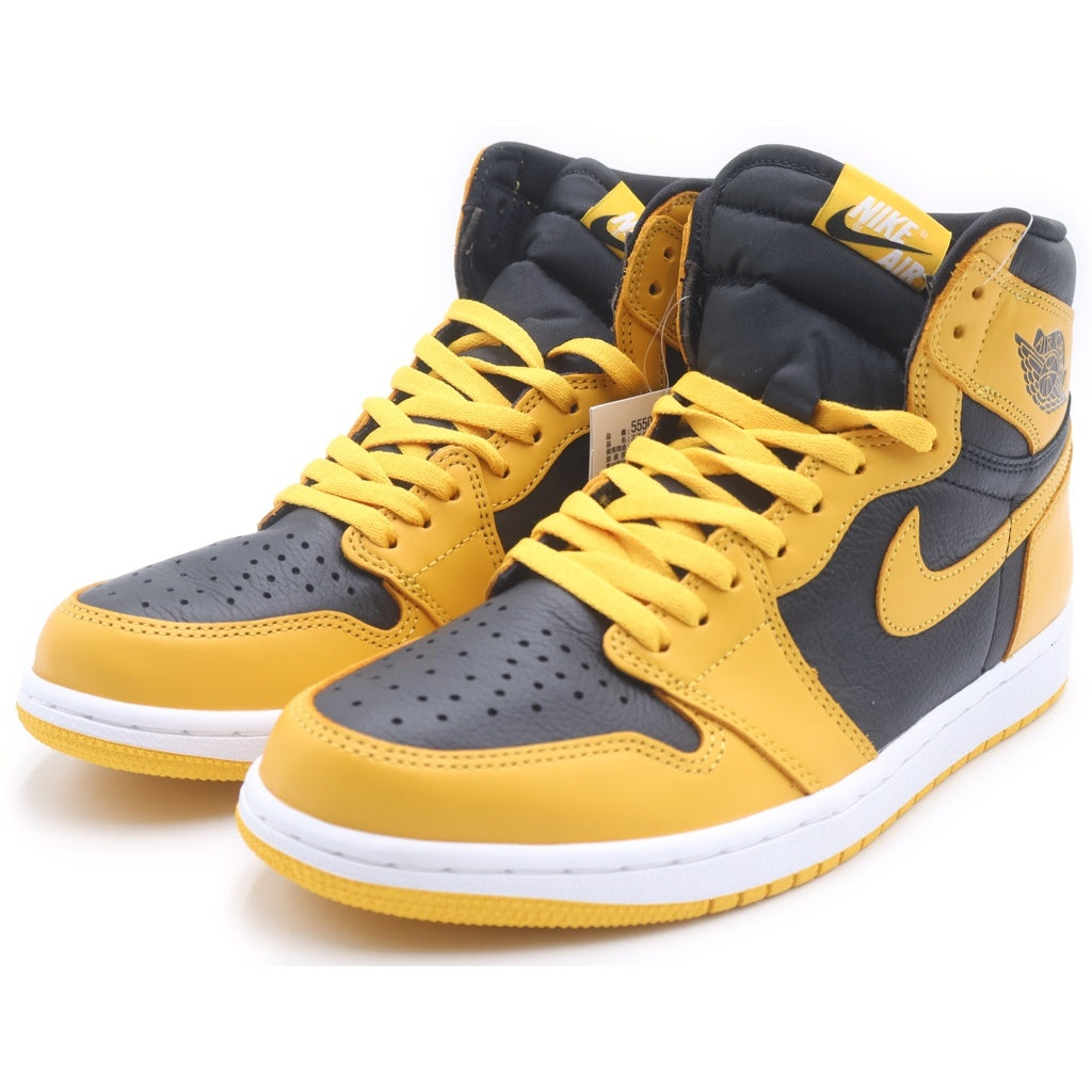 NIKE(ナイキ) AIR JORDAN1 RETRO HIGH OG POLLEN 555088-701 エアジョーダン1 パラン ハイカットスニーカー イエロー/ブラック US10/28cm