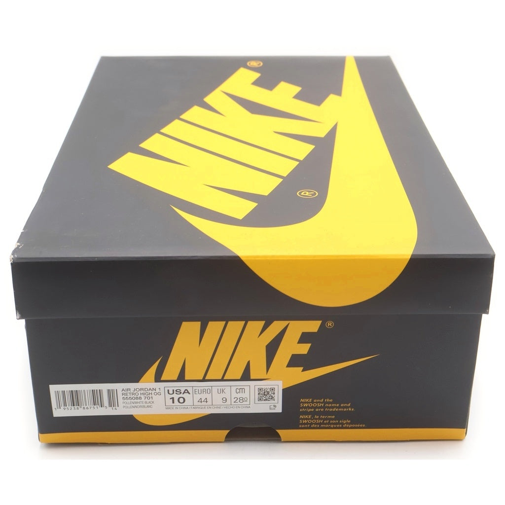 NIKE(ナイキ) AIR JORDAN1 RETRO HIGH OG POLLEN 555088-701 エアジョーダン1 パラン ハイカットスニーカー イエロー/ブラック US10/28cm