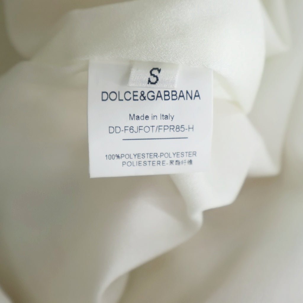 DOLCE & GABBANA(ドルチェアンドガッバーナ) VANITY(ヴァニティー)花柄デザイン ノースリーブ ワンピース レディース ホワイト DD-F6JFOT/FPR85-H