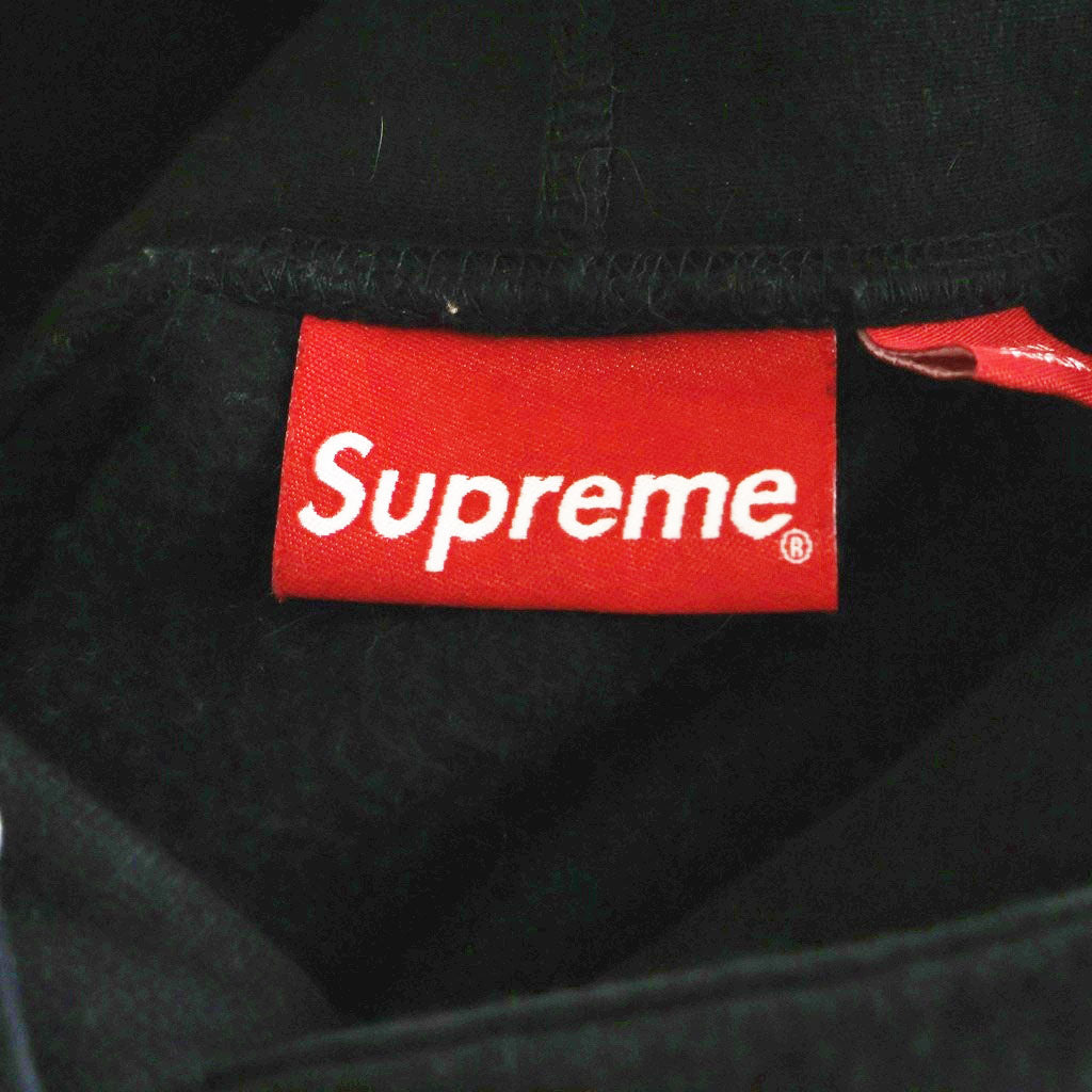 SUPREME(シュプリーム) 22AW Capital Hooded Sweatshirt キャピタル ロゴ スウェットプルオーバーパーカー ブラック