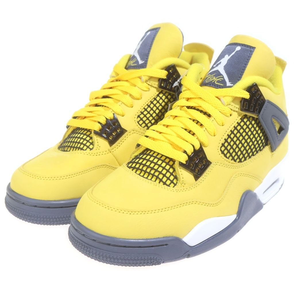 NIKE(ナイキ) AIR JORDAN 4 RETRO TOUR YELLOW エアジョーダン 4 レトロ ハイカットスニーカー ツアーイエロー US8.5/26.5cm CT8527-700