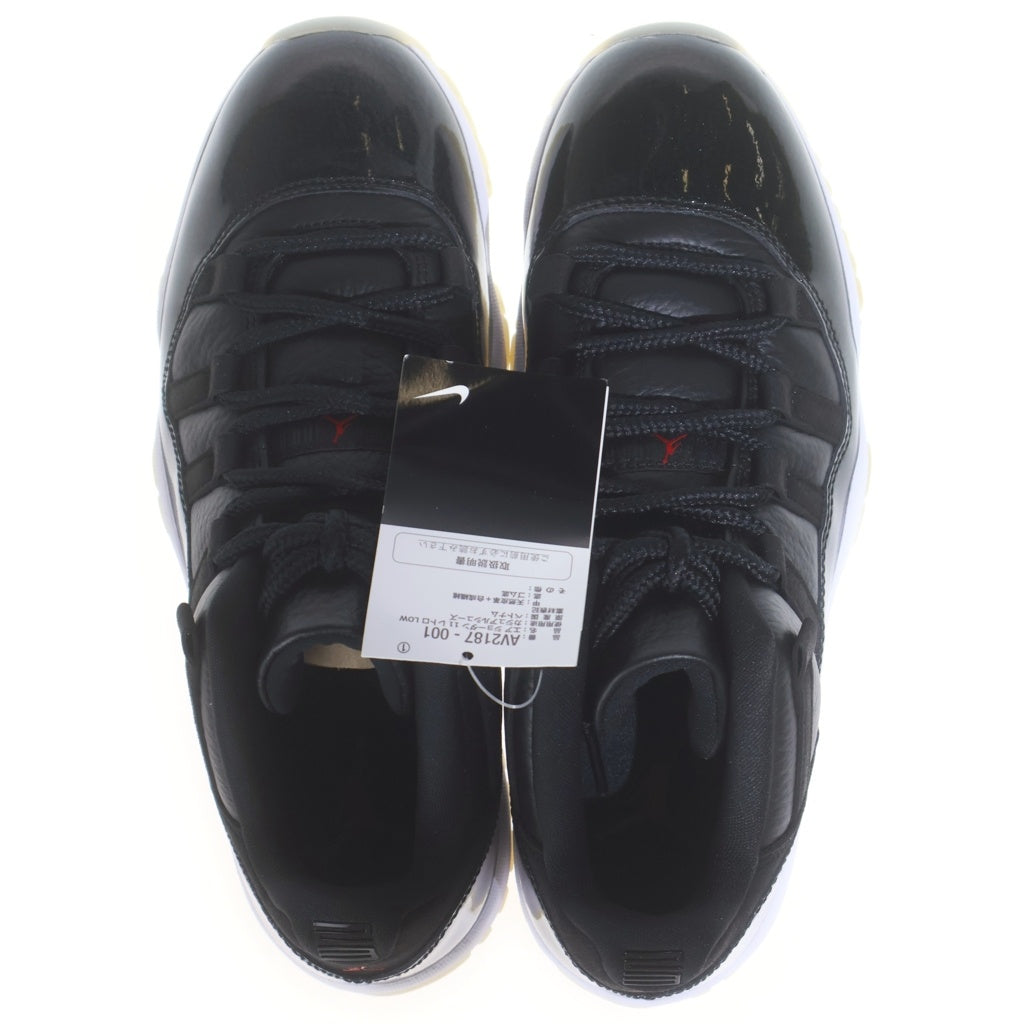 NIKE(ナイキ) AIR JORDAN11 RETRO LOW 72-10 エアジョーダン11 ローカットスニーカー ブラック/ホワイト US8.5/26.5cm AV2187-001