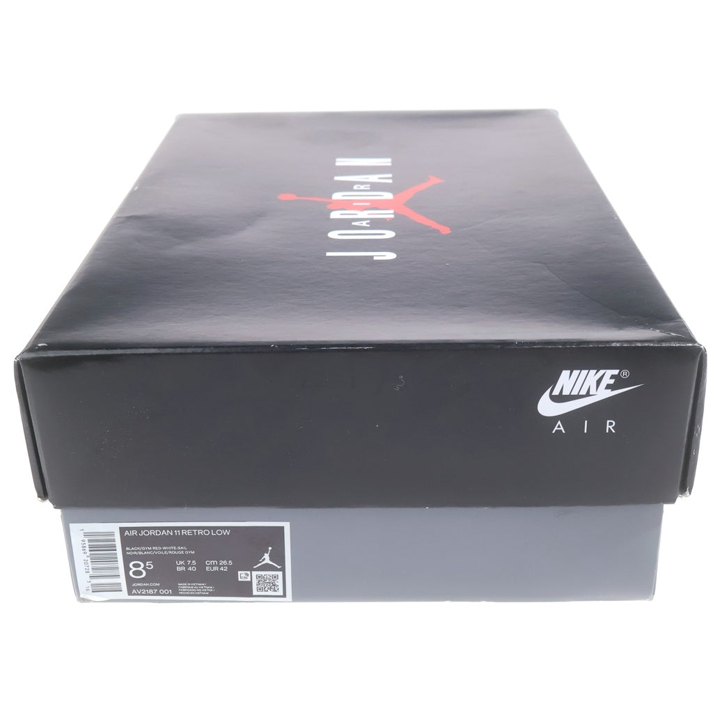 NIKE(ナイキ) AIR JORDAN11 RETRO LOW 72-10 エアジョーダン11 ローカットスニーカー ブラック/ホワイト US8.5/26.5cm AV2187-001