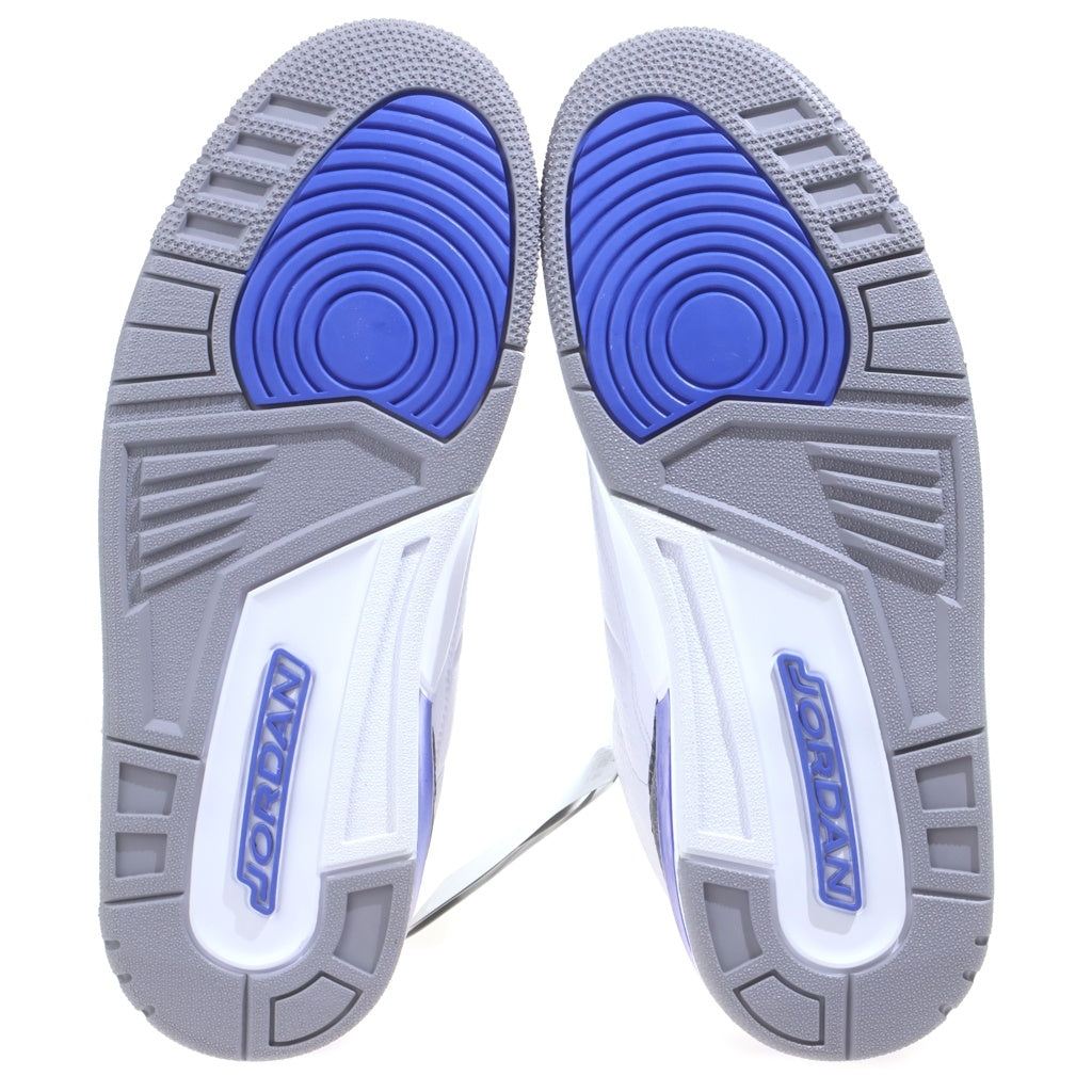 NIKE(ナイキ) AIR JORDAN 3 RETRO RACER BLUE エアジョーダン3 レーサー ハイカットスニーカー ブルー/ホワイト US8.5/26.5cm CT8532-145