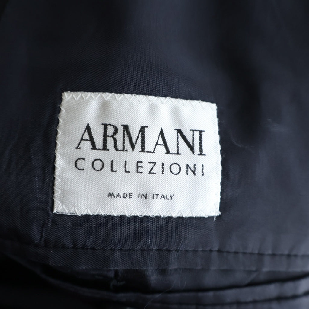 ARMANI COLLEZIONI(アルマーニ コレツィオーニ) セットアップ ウール シングルテーラードジャケット/スーツパンツ ブラック 2C66A