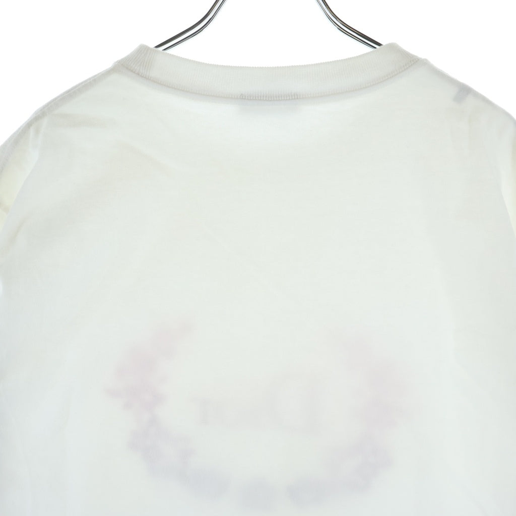 Dior HOMME(ディオールオム) 23SS ロゴエンブロイダリー クルーネック 半袖Tシャツ カットソー ホワイト 313J696A0554