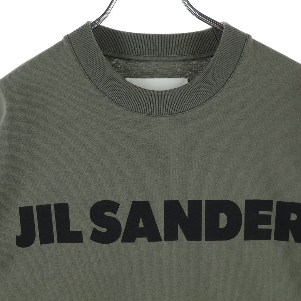 JIL SANDER(ジルサンダー) 23SS フロントロゴ クルーネック 半袖Tシャツ カーキ J21GC0001