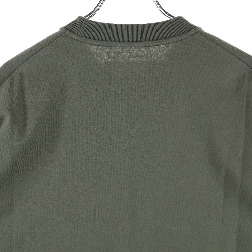JIL SANDER(ジルサンダー) 23SS フロントロゴ クルーネック 半袖Tシャツ カーキ J21GC0001