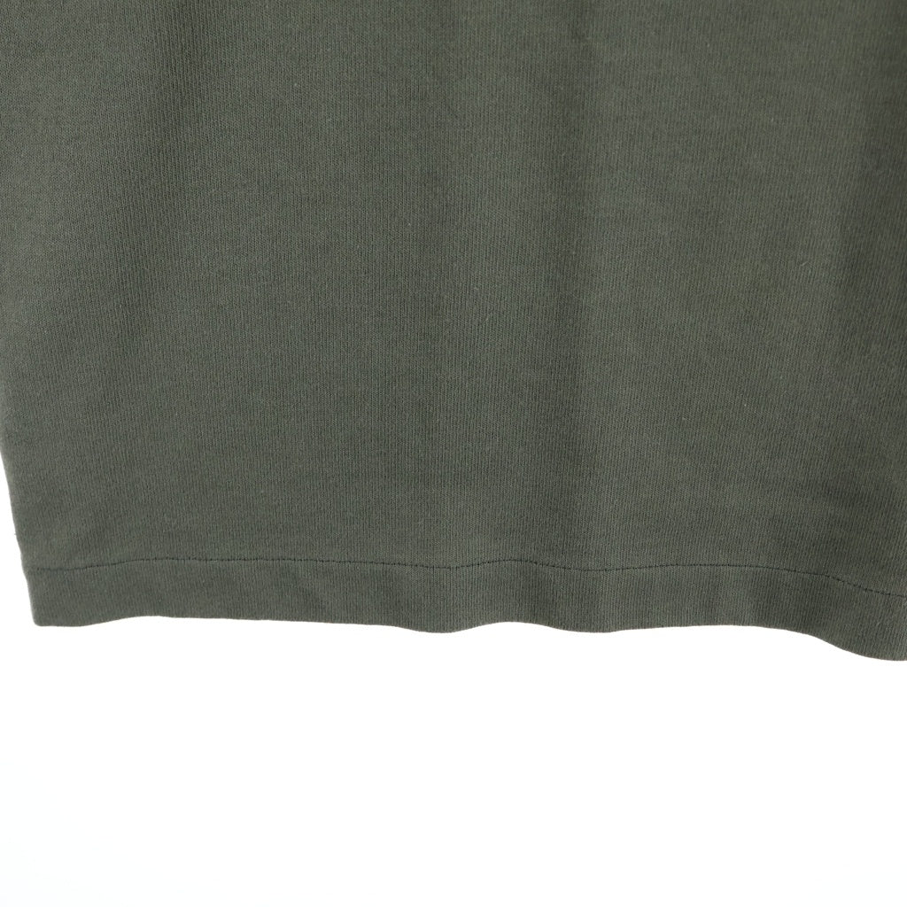 JIL SANDER(ジルサンダー) 23SS フロントロゴ クルーネック 半袖Tシャツ カーキ J21GC0001