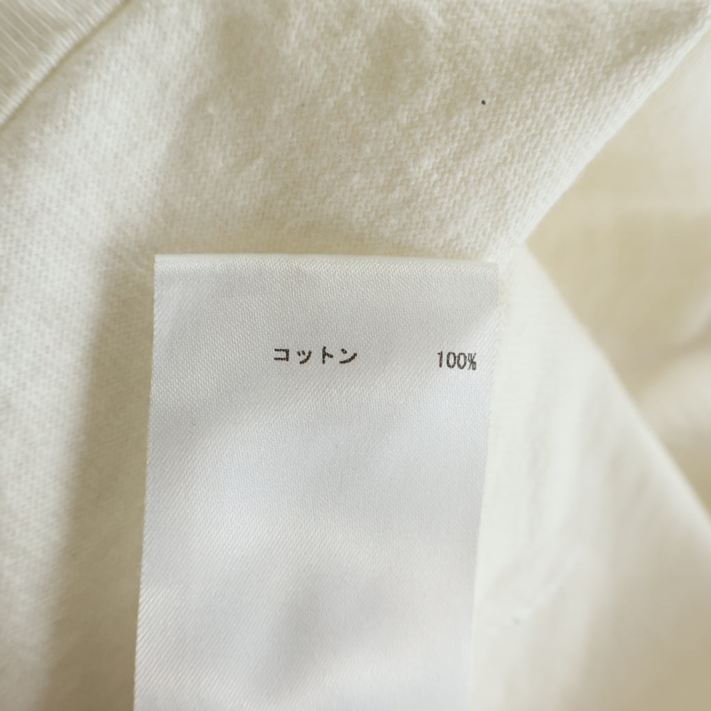 JIL SANDER(ジルサンダー) 23SS フロントロゴ クルーネック 半袖Tシャツ ホワイト J21GC0001