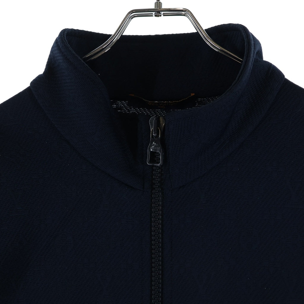 LOUIS VUITTON(ルイヴィトン) 20SS ヴァージルアブロー モノグラム総柄 ジップアップ ジャケット ネイビー RM201Q NPS HHY43W