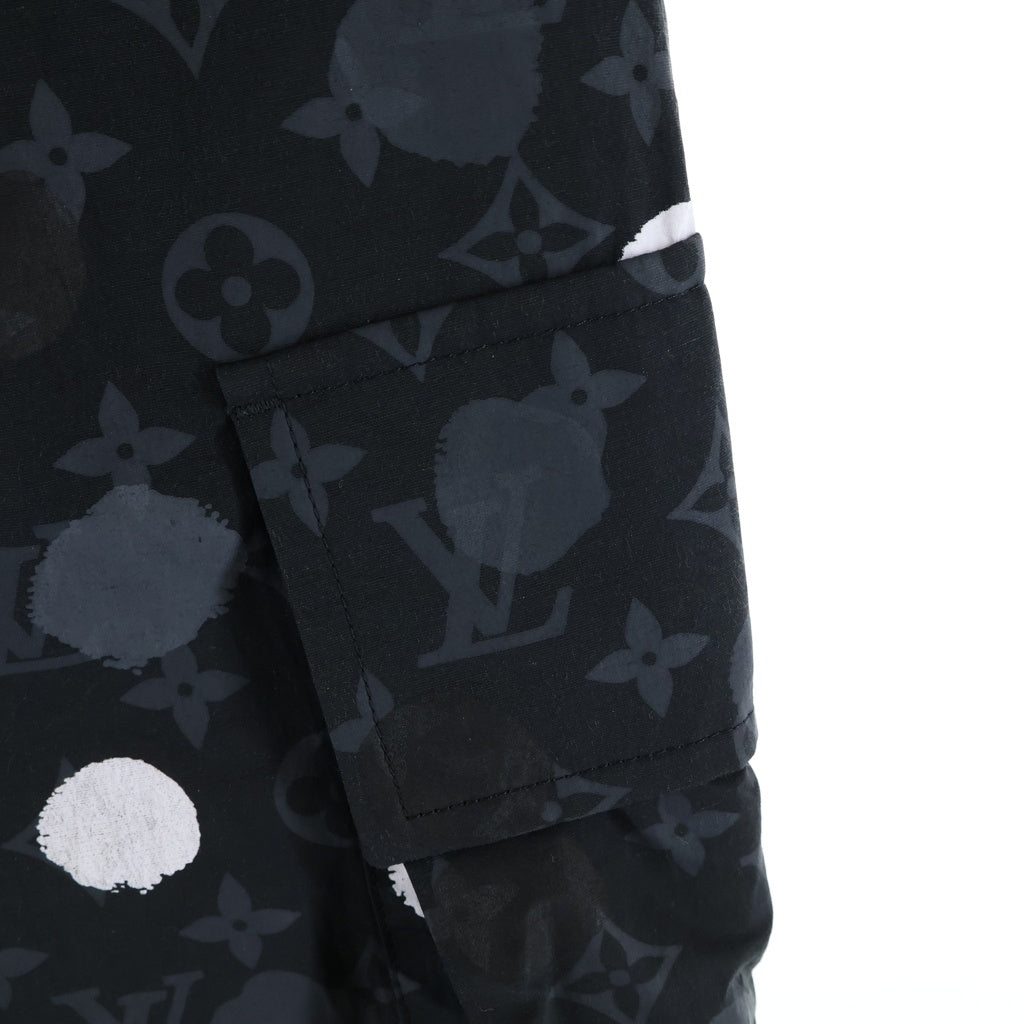 LOUIS VUITTON(ルイヴィトン) 23SS 草間彌生 モノグラム ペインティッド ドット カーゴパンツ ブラック RM231H V21 HOP30W