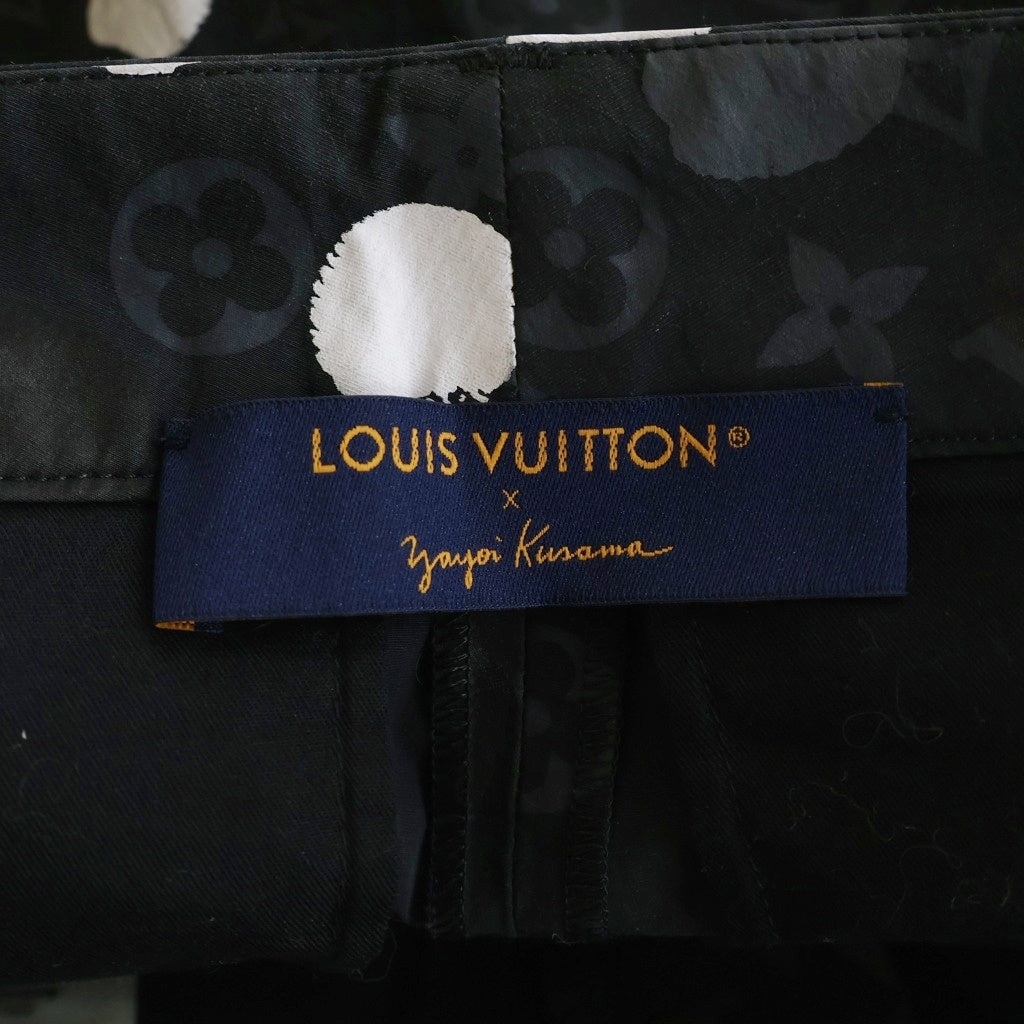 LOUIS VUITTON(ルイヴィトン) 23SS 草間彌生 モノグラム ペインティッド ドット カーゴパンツ ブラック RM231H V21 HOP30W