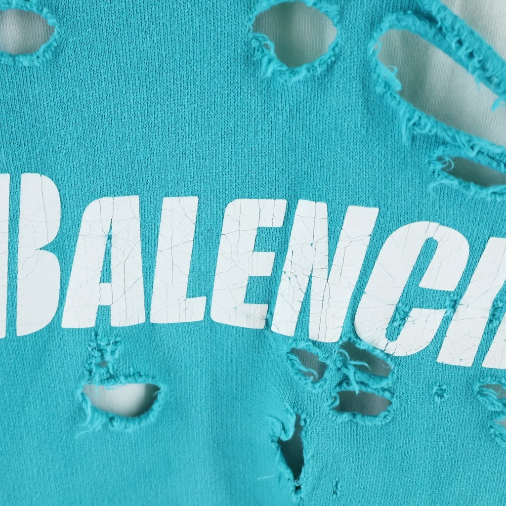 BALENCIAGA(バレンシアガ) 21SS デストロイ加工 ロゴミディアム