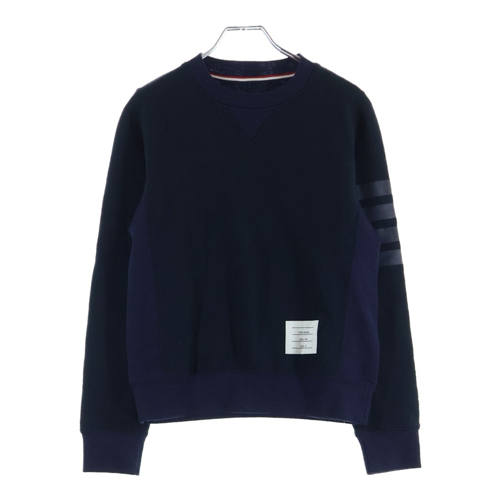 THOM BROWNE(トムブラウン) ウール スウェットトレーナー ネイビー MJT006AK7618
