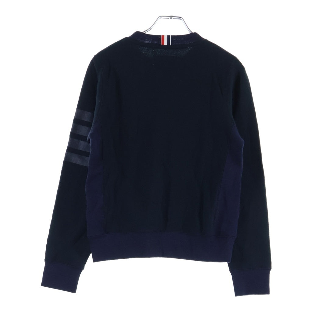 THOM BROWNE(トムブラウン) ウール スウェットトレーナー ネイビー MJT006AK7618