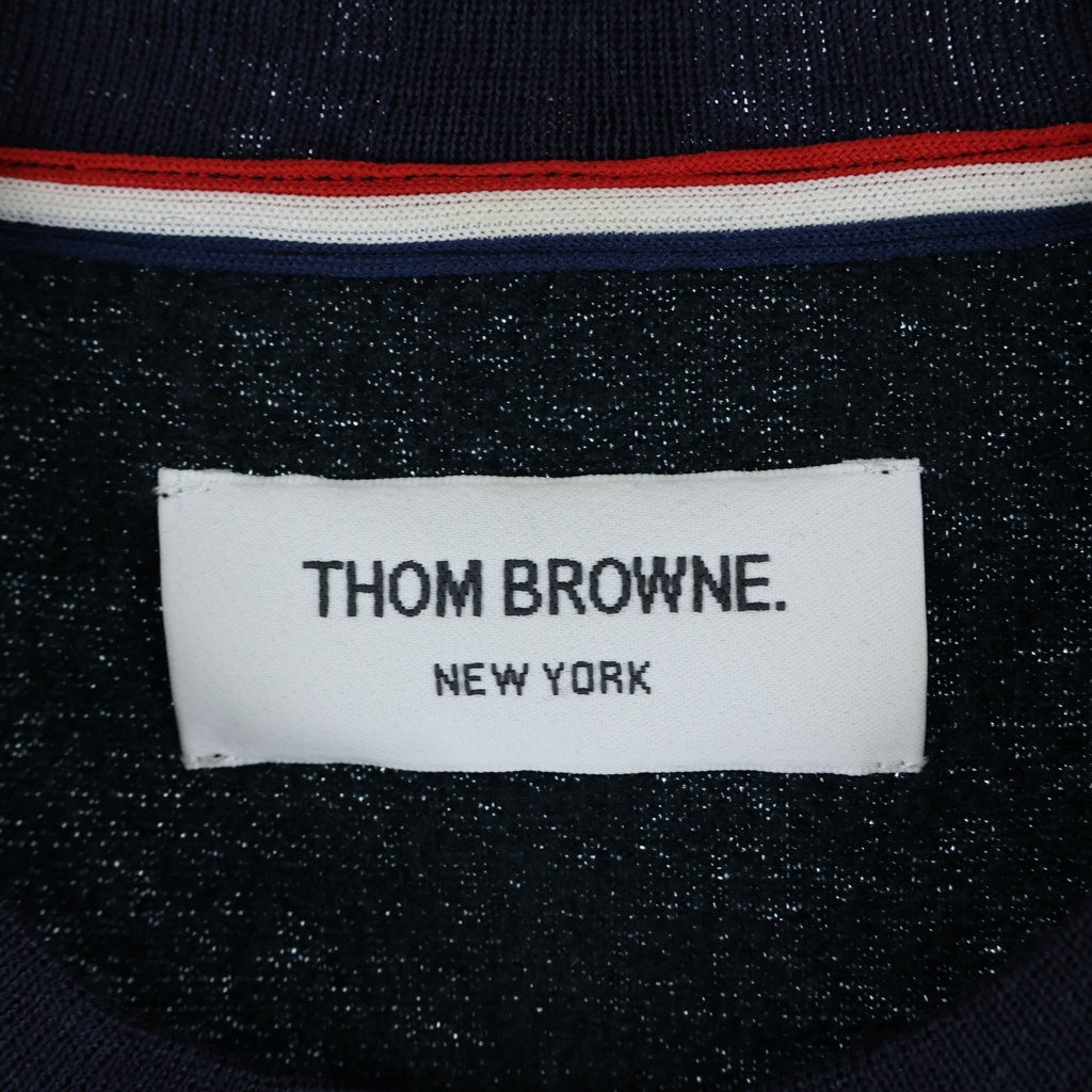 THOM BROWNE(トムブラウン) ウール スウェットトレーナー ネイビー MJT006AK7618