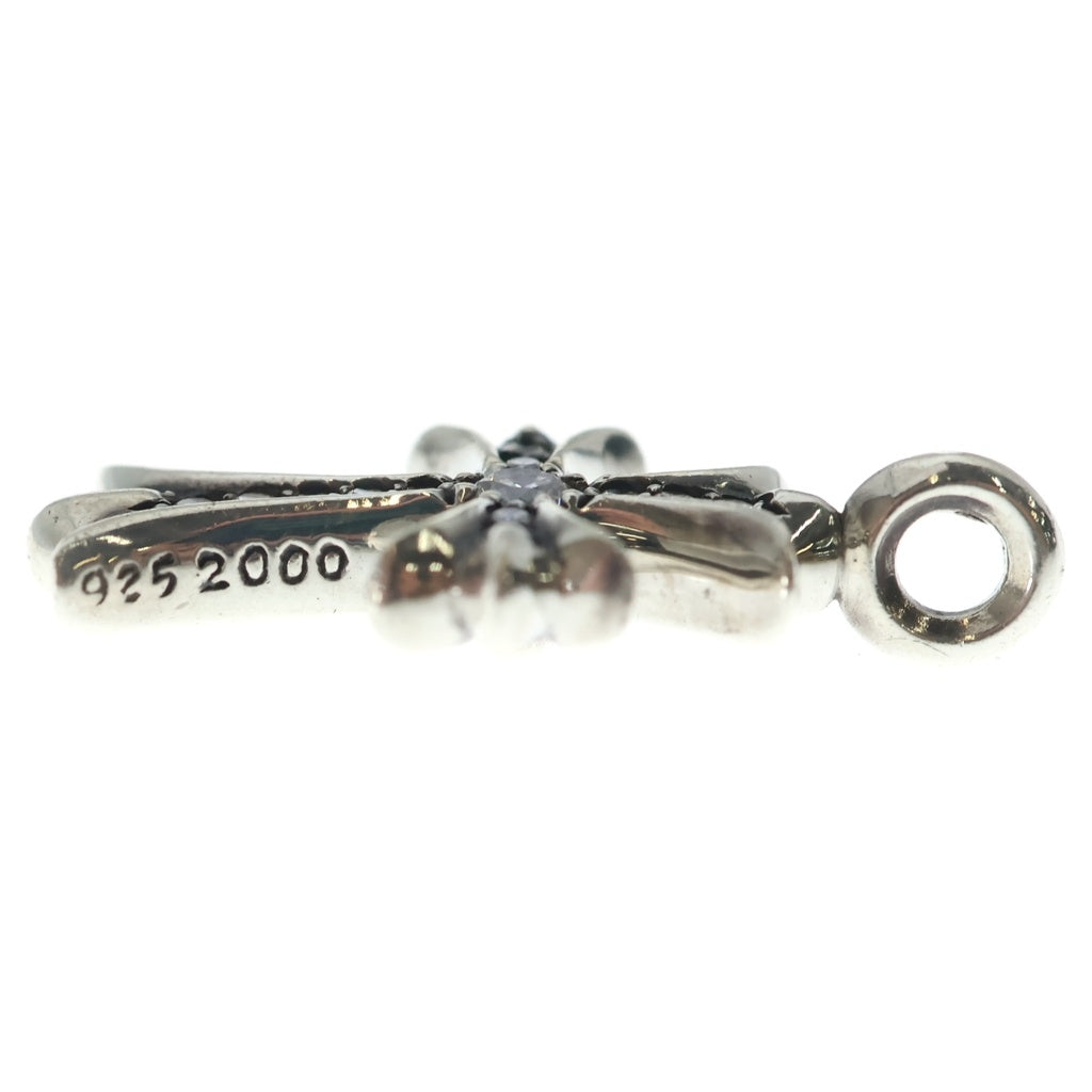 CHROME HEARTS(クロムハーツ) TNY CRSF P/DIA タイニーファットクロス PAVEダイヤ ペンダントトップ シルバー BCA323