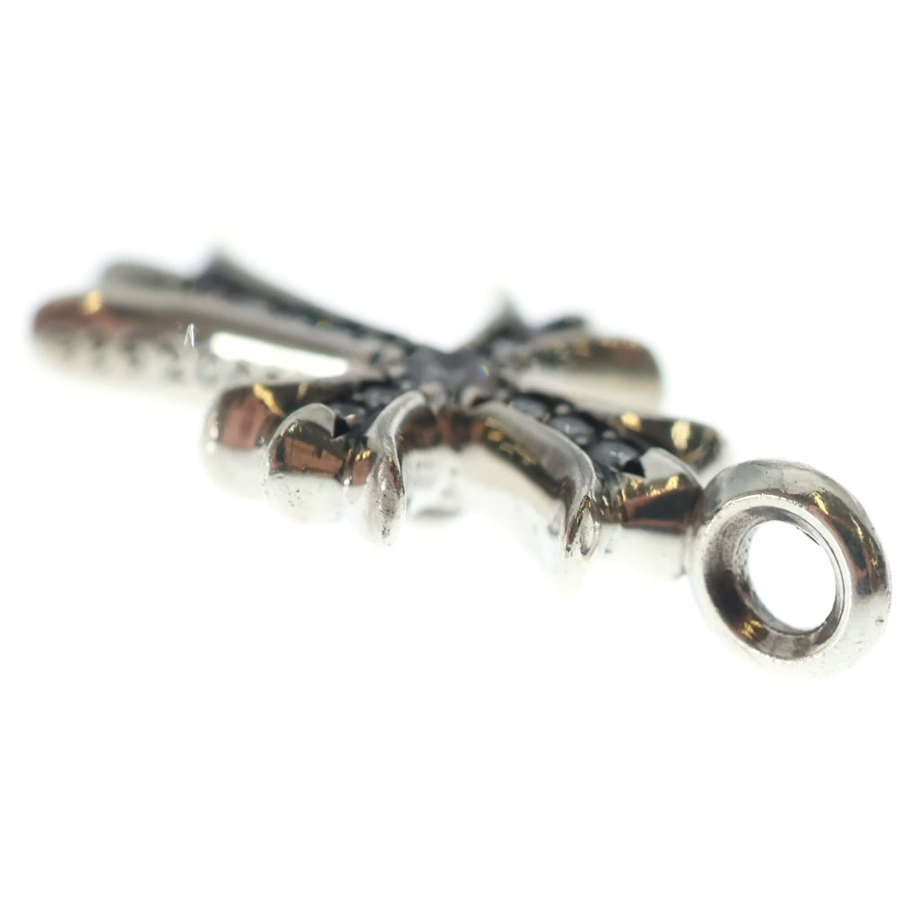 CHROME HEARTS(クロムハーツ) TNY CRSF P/DIA タイニーファットクロス PAVEダイヤ ペンダントトップ シルバー BCA323