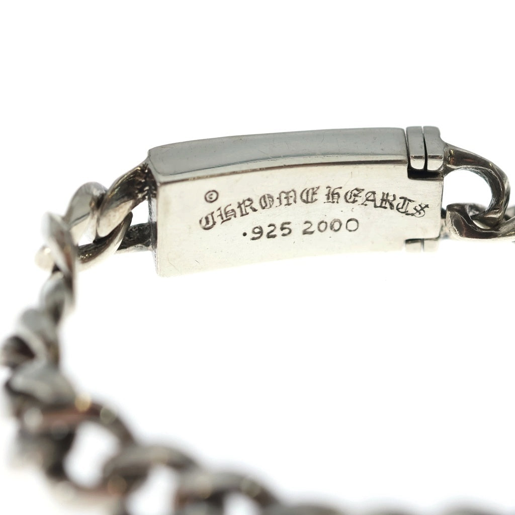 CHROME HEARTS(クロムハーツ) ID MINI CHX DIA ミニID CHX ダイヤ ブレスレット シルバー